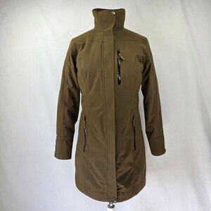 Eddie Bauer Eastside 3-In-1 Trench Coat Olive Green Size XS